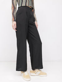 DressBerry Women Power Play Straight Fit Trousers