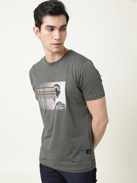 RARE RABBIT Men Rings-4 Slim Fit Solid Polo Collar T-Shirt