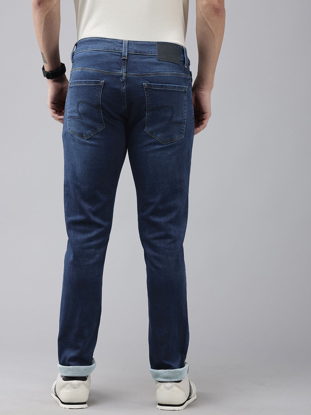 SPYKAR Men Skinny Slim Fit Low-Rise Light Fade Stretchable Jeans