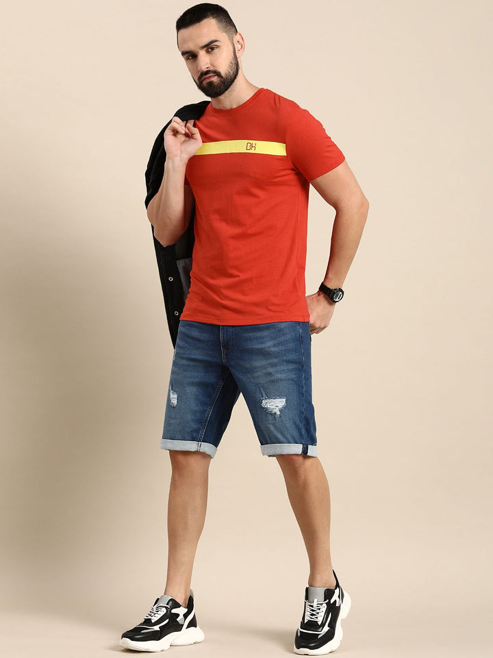 Being Human Striped Pure Cotton T-shirt
