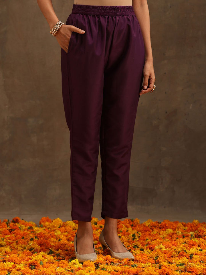 Libas Floral Embroidered Empire Sequinned Kurta With Trousers & Dupatta