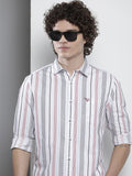 The Indian Garage Co Men Regular Fit Striped Casual Shirt