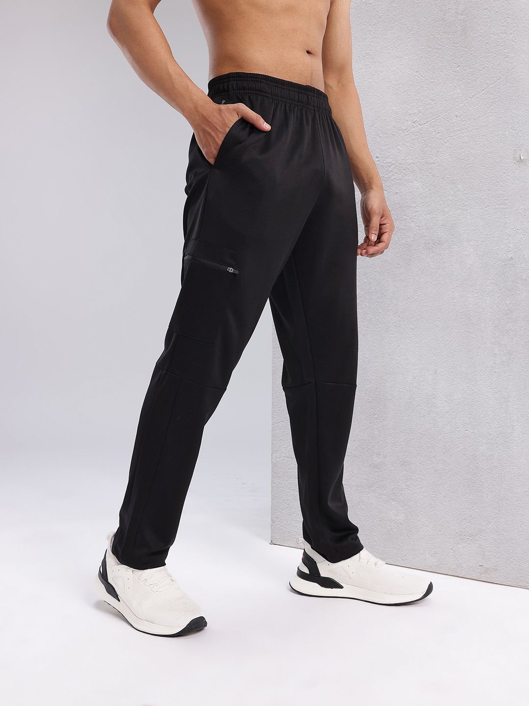 HRX by Hrithik Roshan Men Mid-Rise Rapid-Dry Running Track Pants