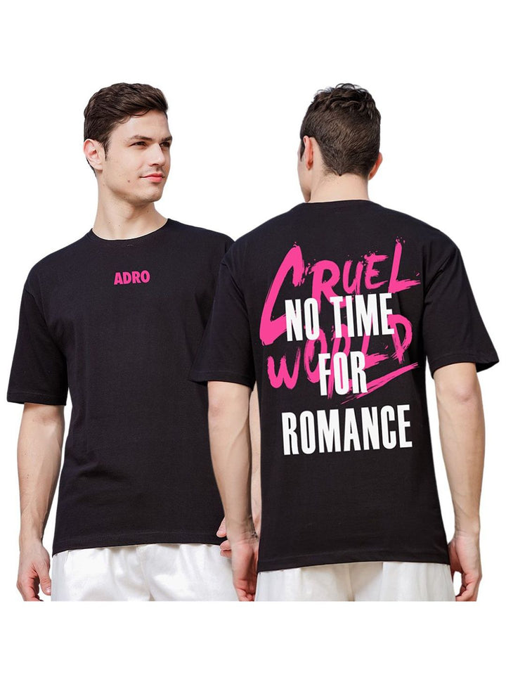 ADRO Men Typography Printed T-shirt