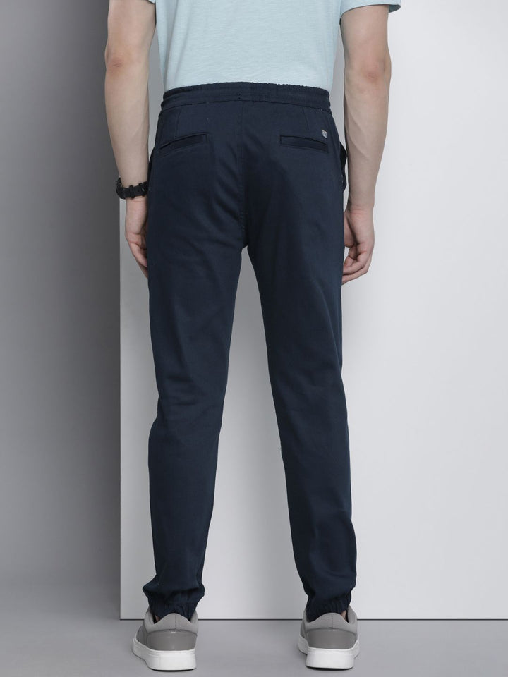 The Indian Garage Co Men Solid Slim Fit Joggers