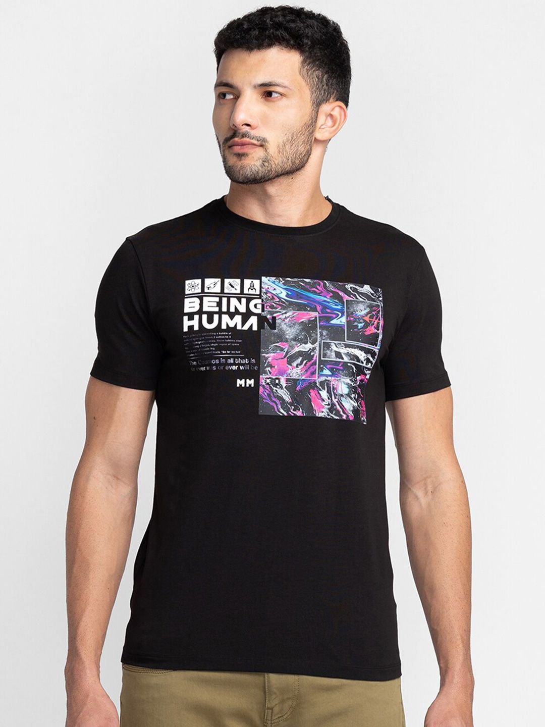 Being Human Graphic Printed T-shirt