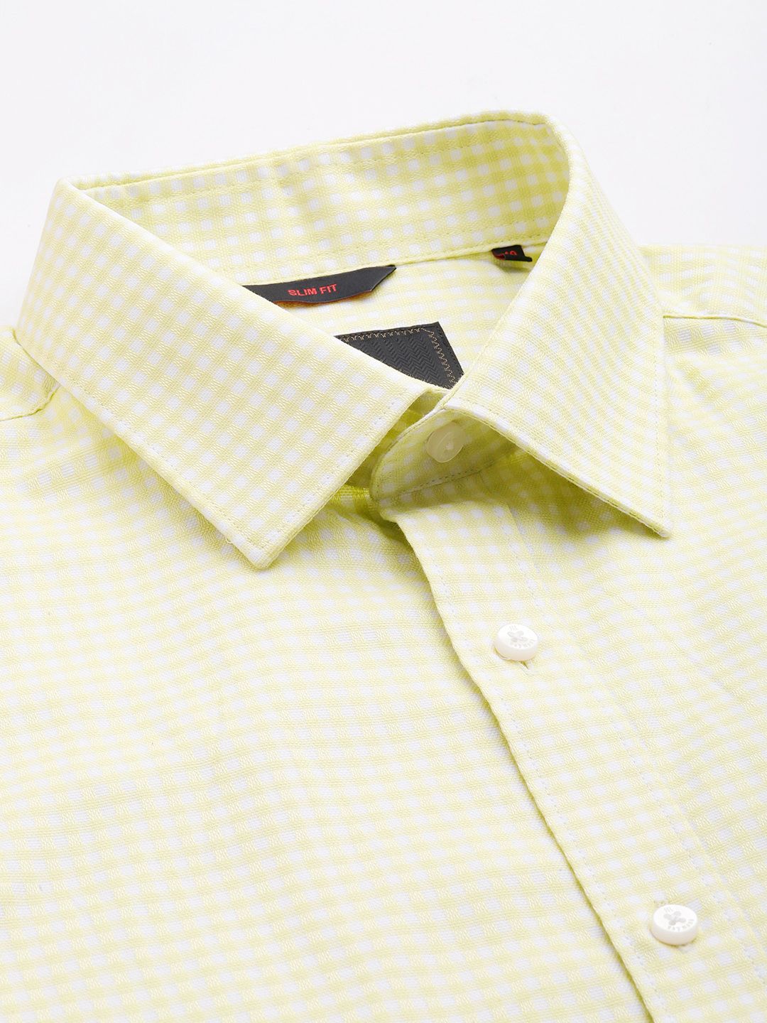 Raymond Self Design Slim Fit Pure Cotton Formal Shirt