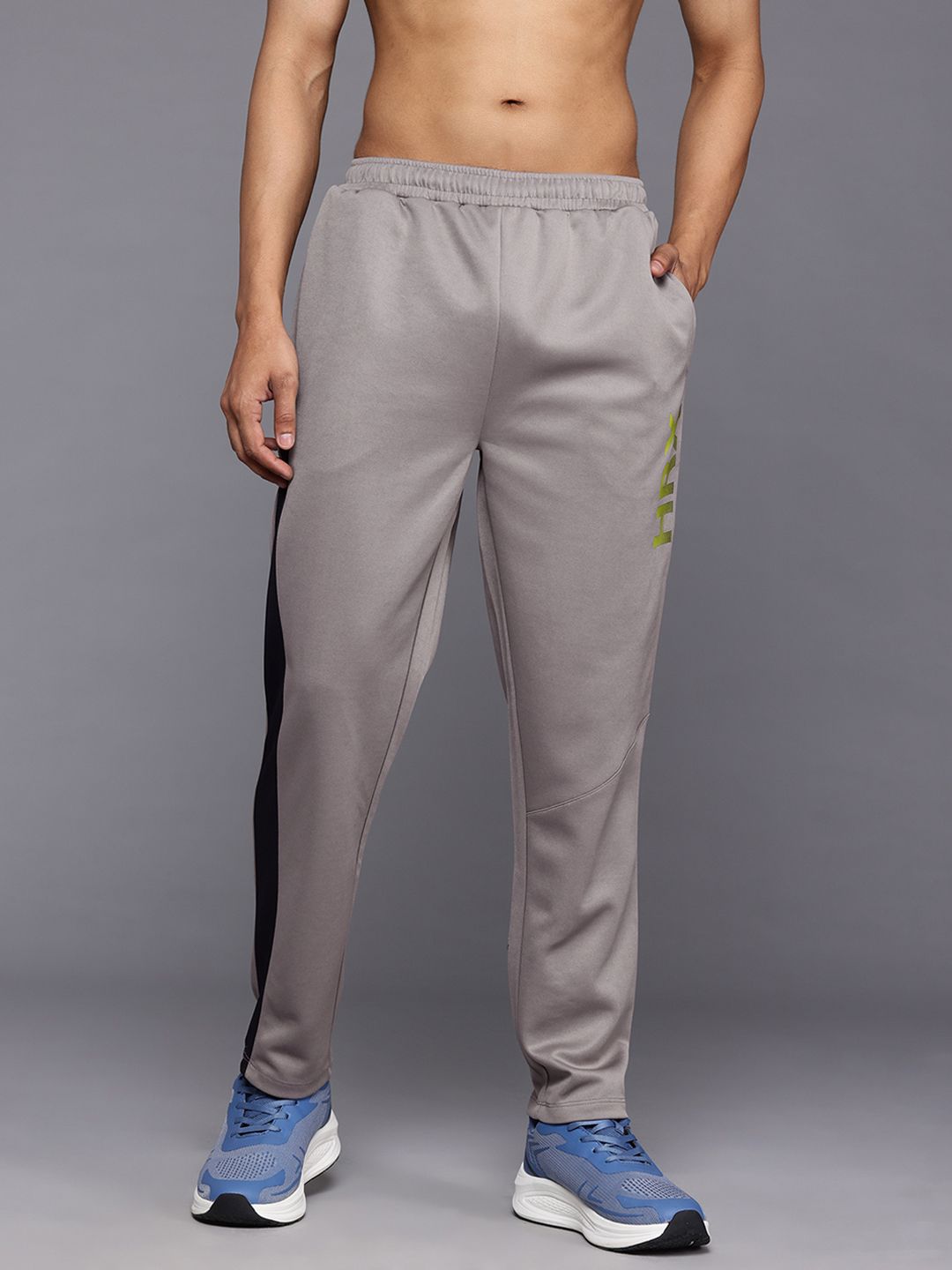 HRX by Hrithik Roshan Men Stripe Detail Running Track Pants