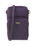 Mochi Women Purple Geometric Zip Around Wallet