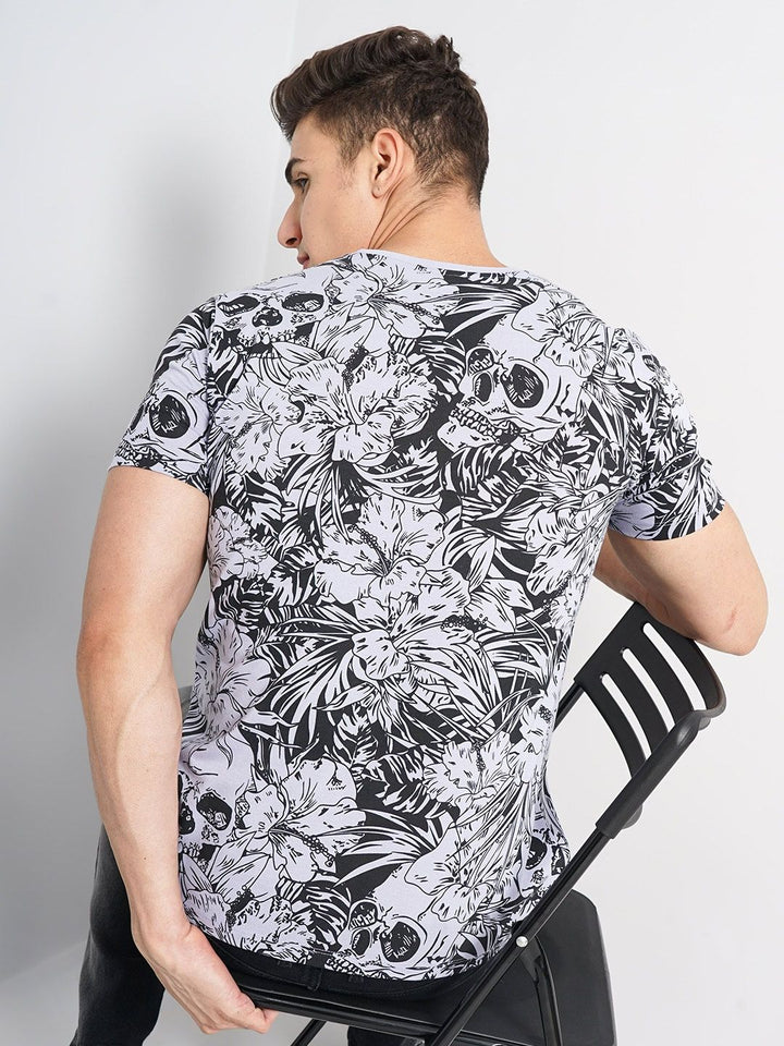 The Indian Garage Co Typography Printed Round Neck T-shirt