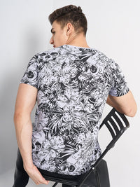 The Indian Garage Co Typography Printed Round Neck T-shirt