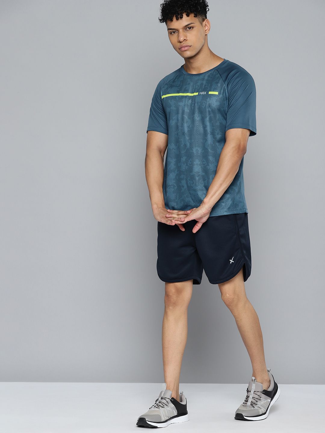 HRX by Hrithik Roshan Rapid-Dry Printed Training T-shirt