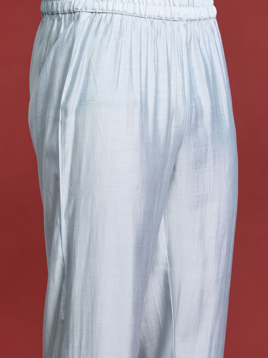 Anouk Ethnic Motifs Embroidered Regular Sequinned Kurta with Trousers