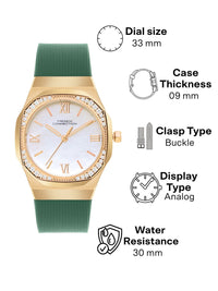 French Connection Women Mother of Pearl Dial & Bracelet Style Straps Analogue Watch FCH002NL