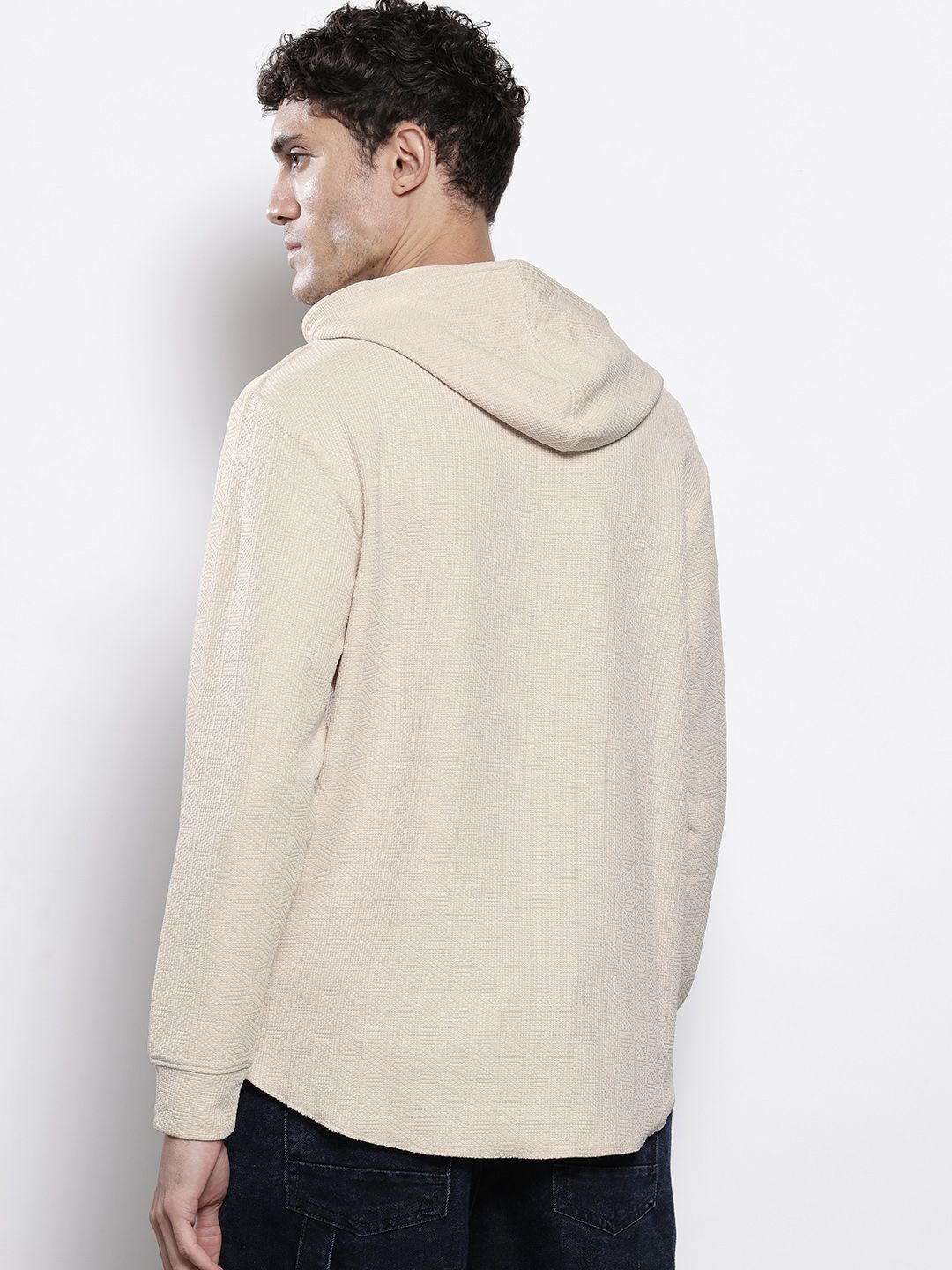 The Indian Garage Co Knitted Hooded T-shirt