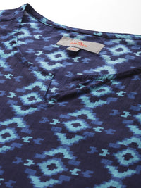 Anouk Ethnic Motifs Print Pure Cotton Short Kurta