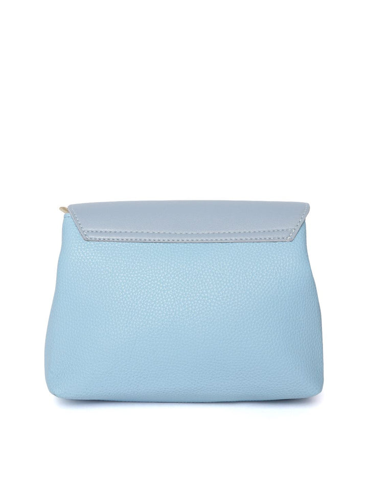 Lino Perros Blue Solid Sling Bag