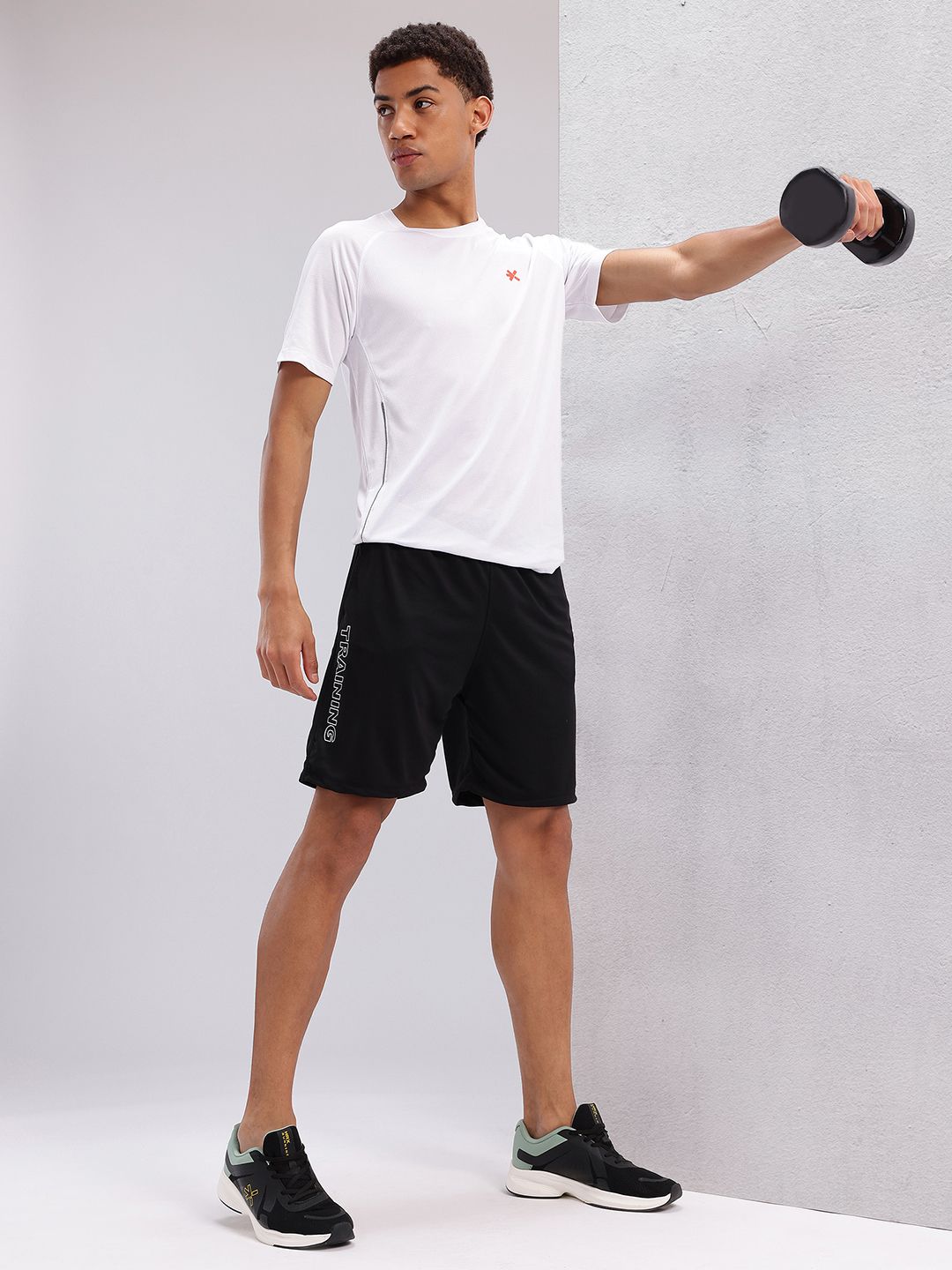 HRX by Hrithik Roshan Men Printed Rapid Dry Training Sports Shorts