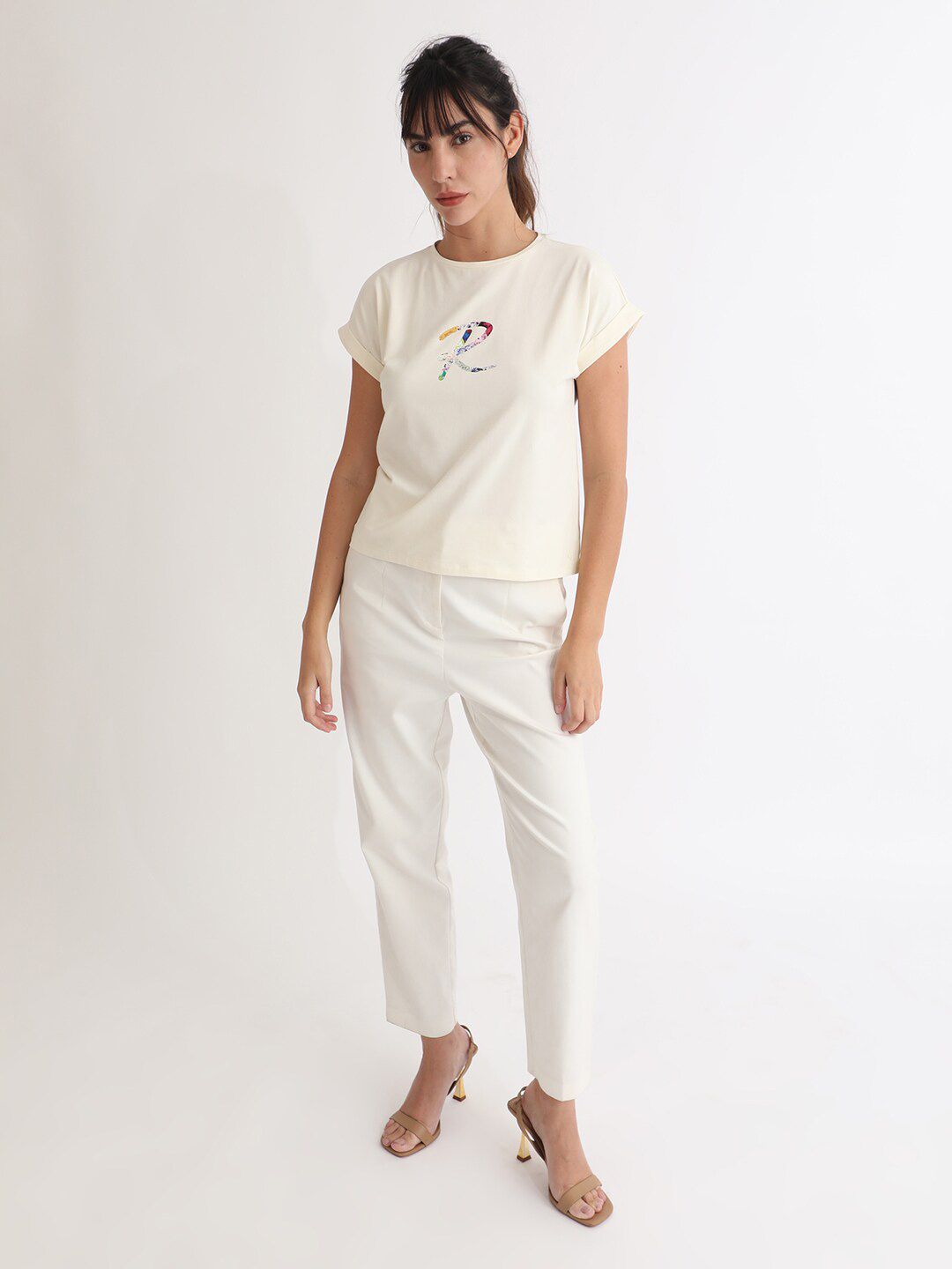 RAREISM Drop Shoulder Relaxed Graphic T-Shirt