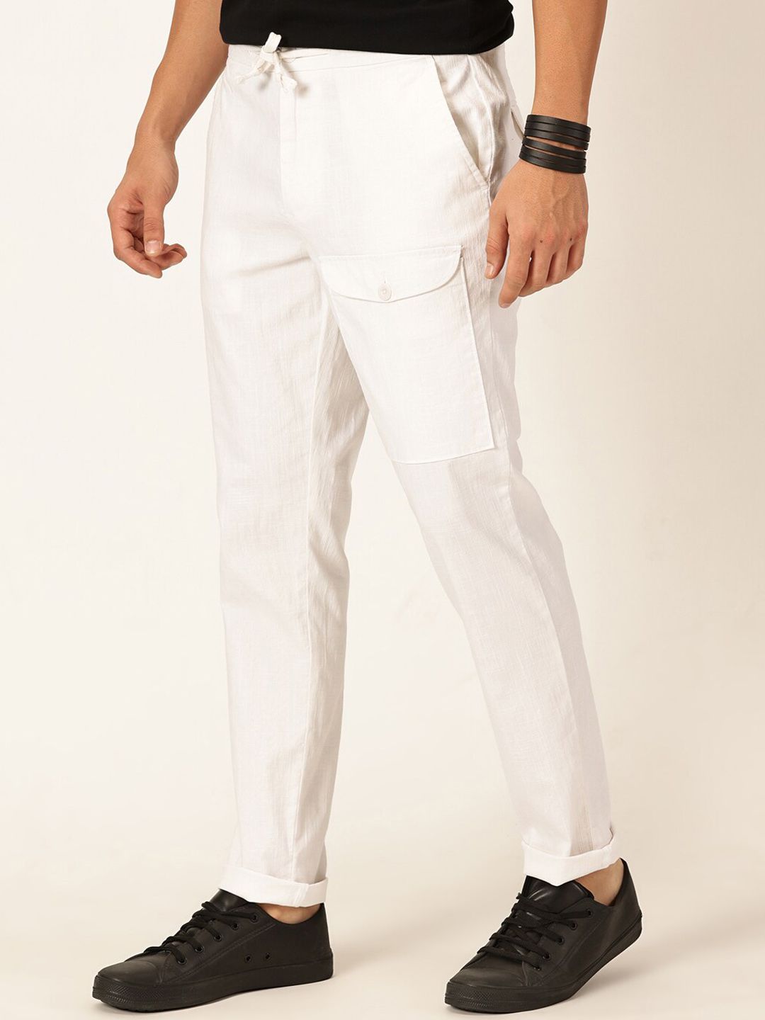 Thomas Scott Men Smart Slim Fit Chinos Trousers