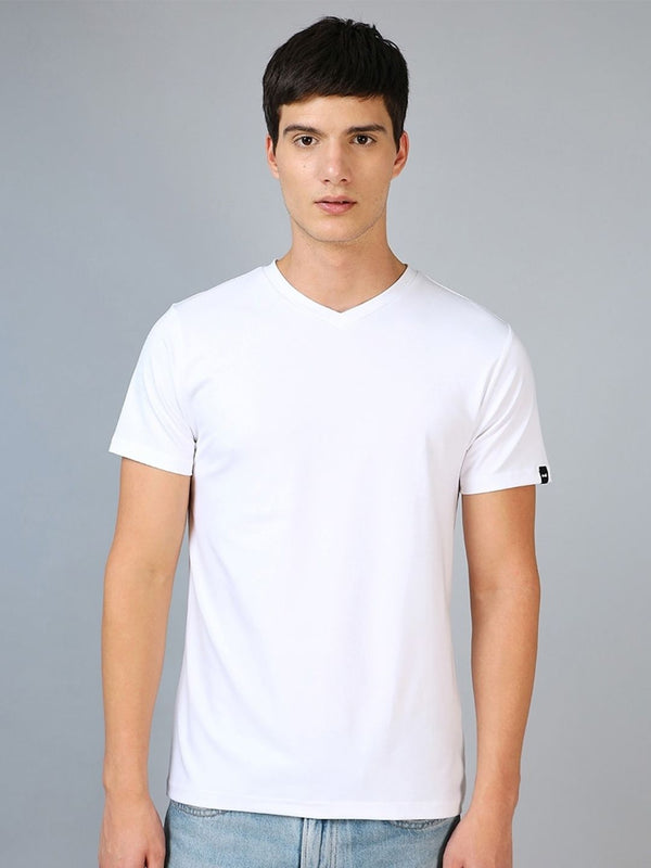 T-shirt kapas v-neck bewakoof