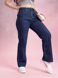 DressBerry Women Straight Fit Stretchable Jeans