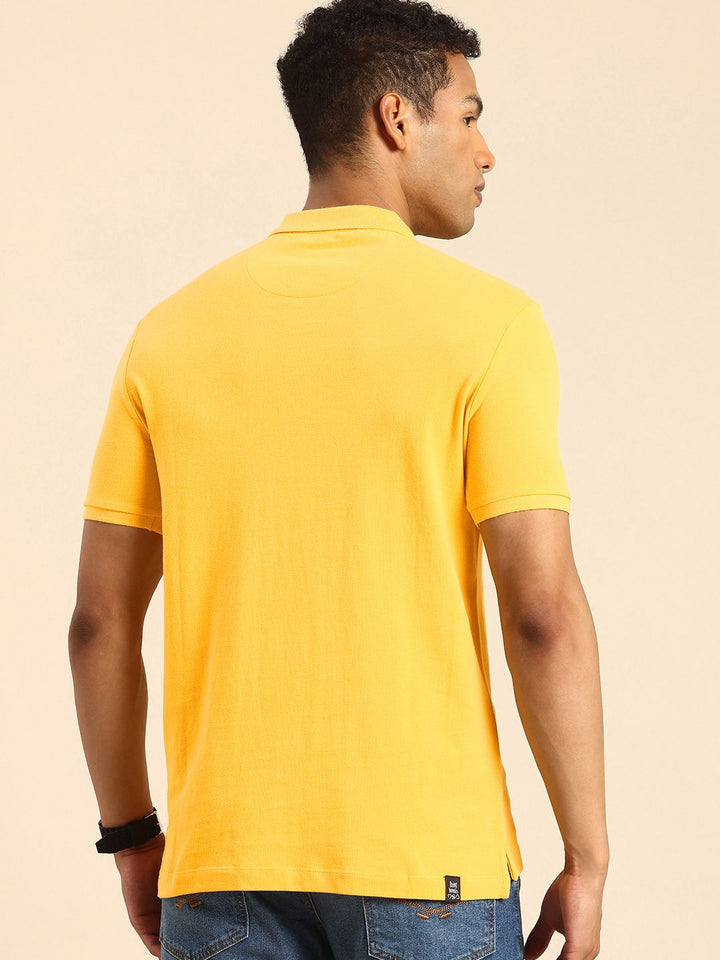 Being Human Polo Collar Pure Cotton T-shirt