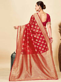 KALINI Woven Design Zari Silk Blend Designer Banarasi Saree