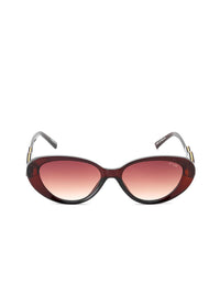 IRUS by IDEE Women Oval Sunglasses with UV Protected Lens IRS1347C2SG