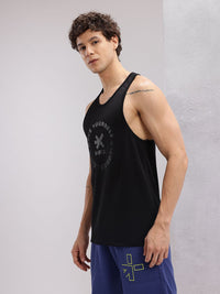 HRX by Hrithik Roshan Printed Perforated Rapid-Dry Training T-shirt