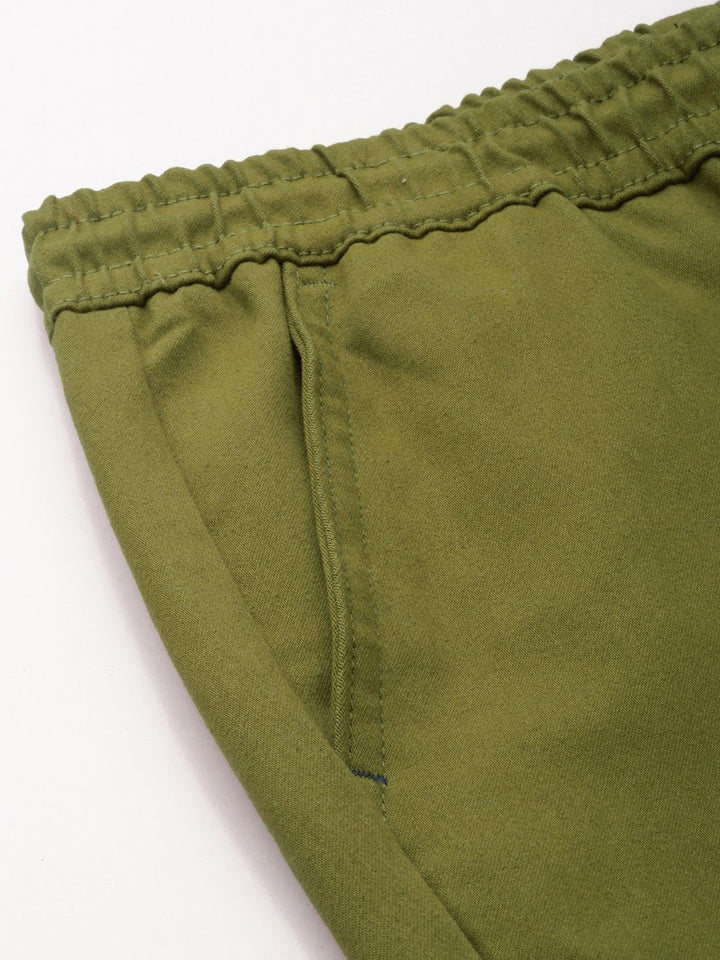The Indian Garage Co Men Solid Slim Fit Joggers