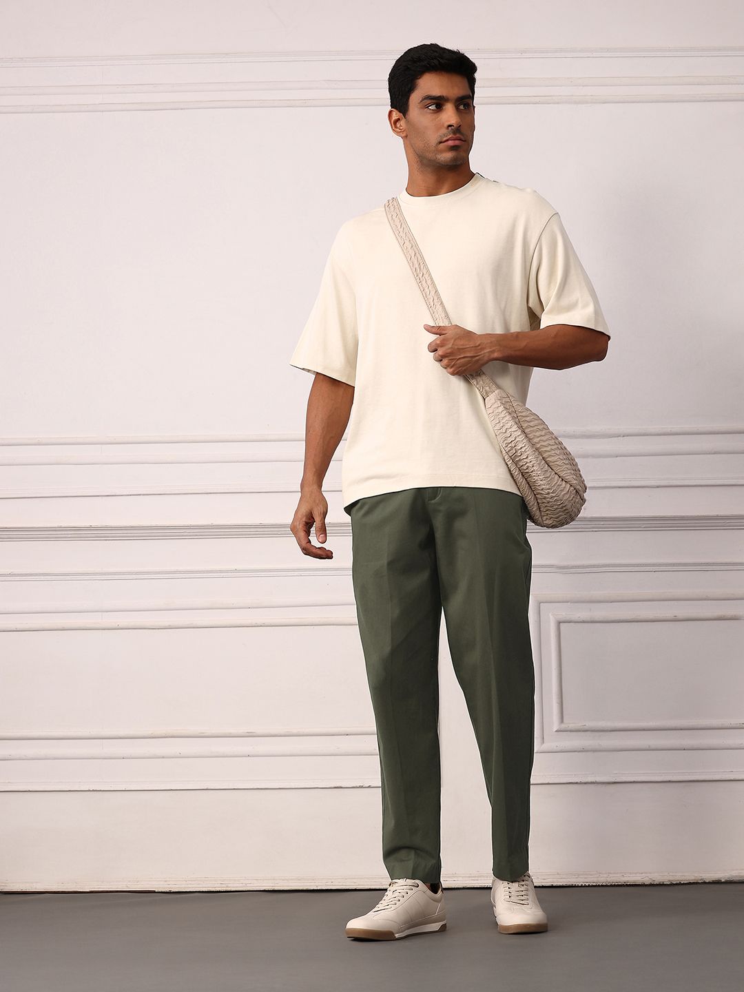 Mr Bowerbird Men Mid-Rise Liberal Fit Heritage Trousers