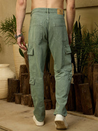 DENNISON Korean Baggy Fit Cargo Jeans