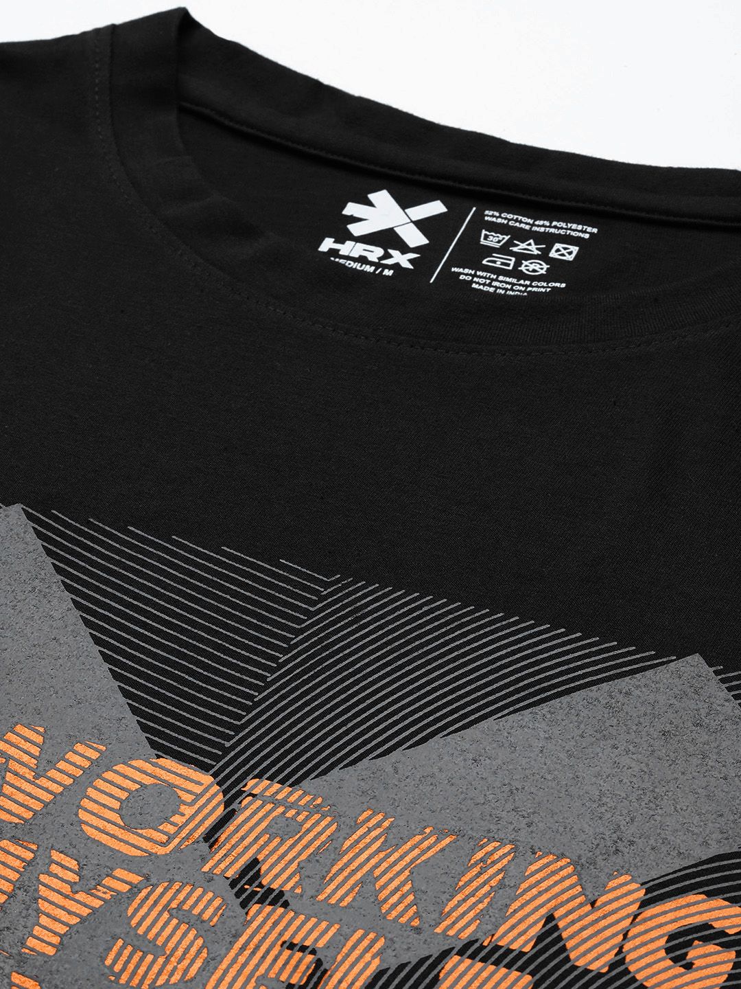 HRX by Hrithik Roshan Men Brand Logo Printed T-shirt
