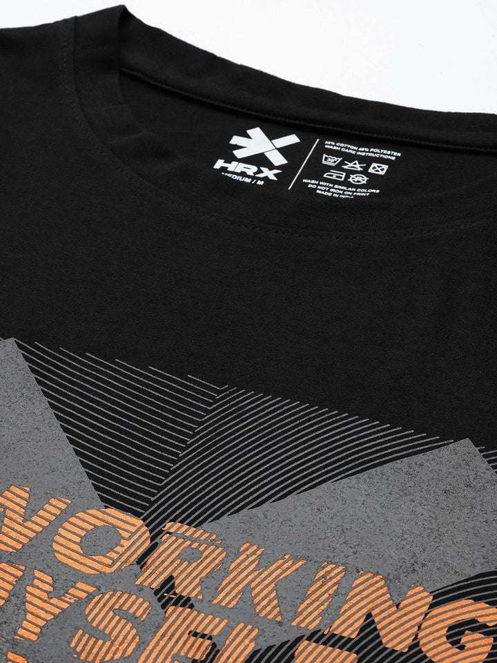 HRX by Hrithik Roshan Men Brand Logo Printed T-shirt