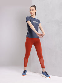 HRX by Hrithik Roshan Brand Logo Printed Rapid-Dry Training T-shirt