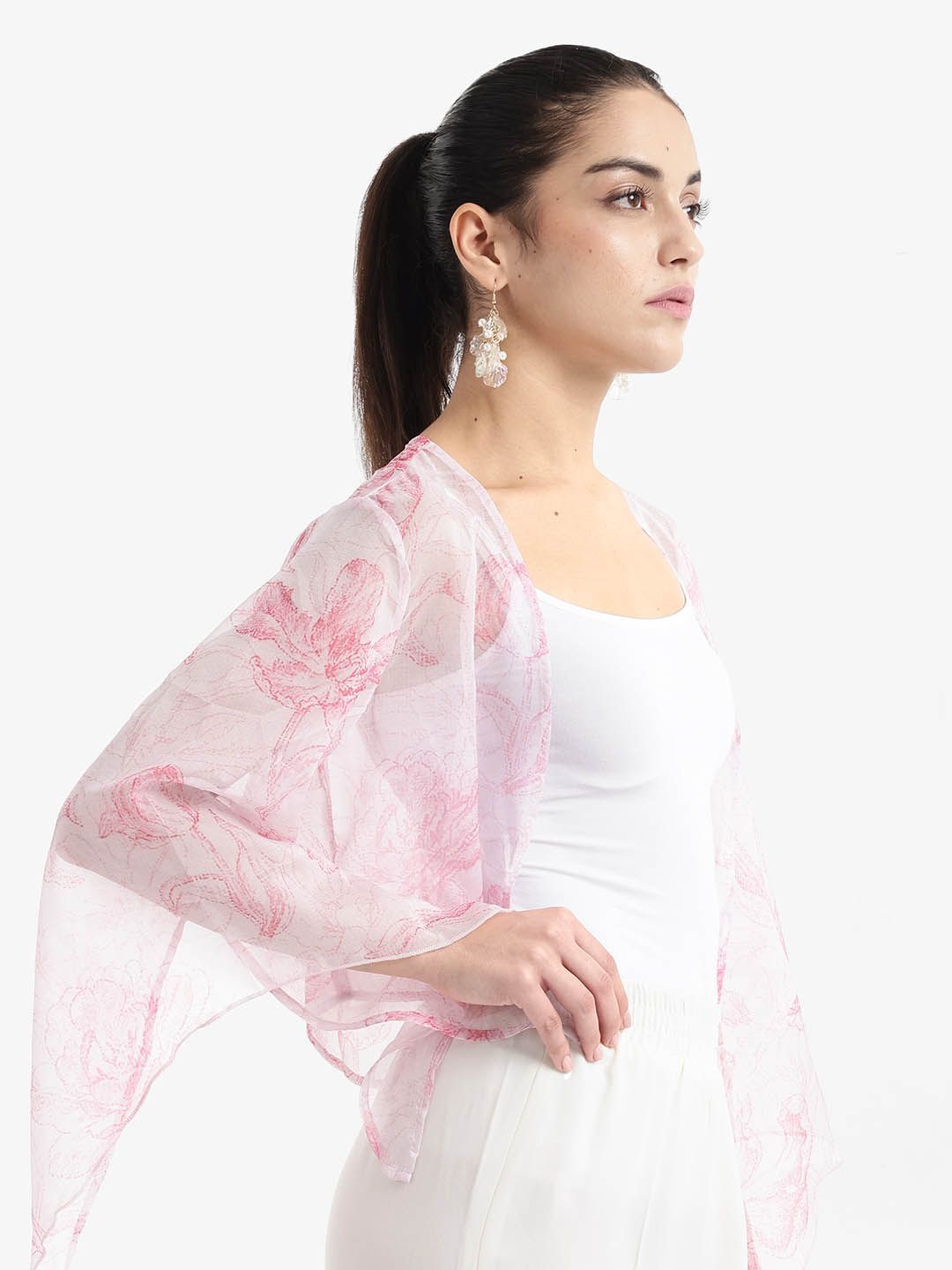 RAREISM Women Printed Shrug