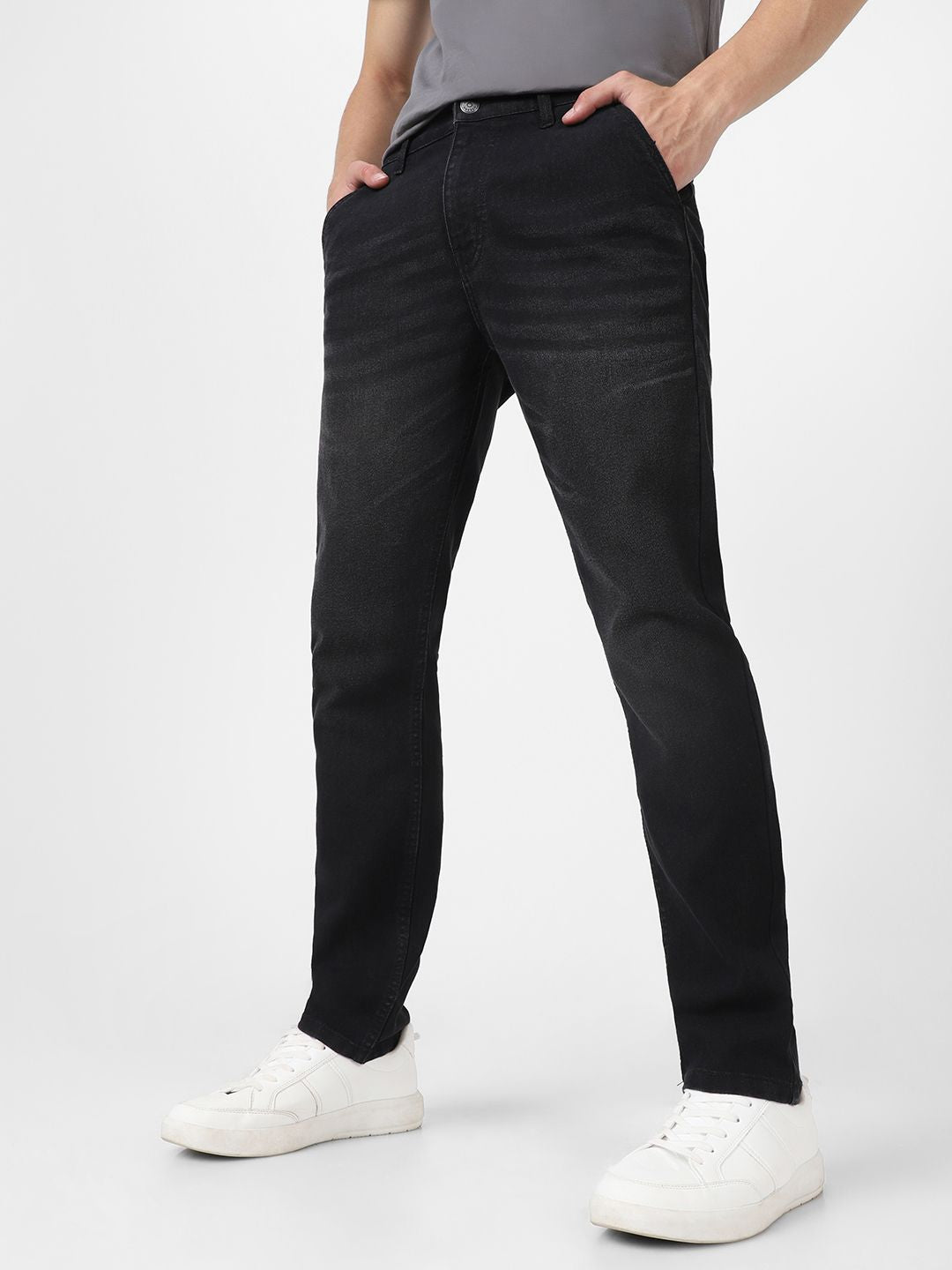 Urbano Fashion Men Slim Fit Light Fade Stretchable Jeans