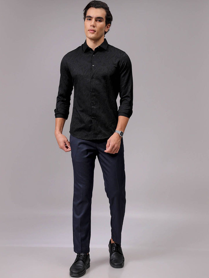 The Indian Garage Co Men Slim Fit Opaque Party Shirt