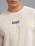 ADRO Anime Printed Round Neck Cotton Oversized T-shirt