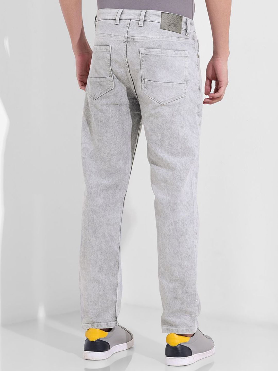 The Indian Garage Co Men Slim Fit Mid-Rise Heavy Fade Jeans