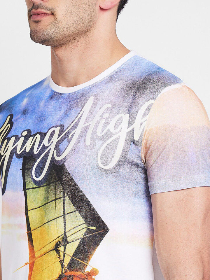 Being Human Graphic Printed Round Neck Pure Cotton T-shirt