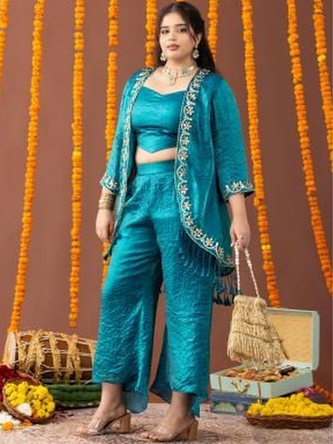Mamicha Shoulder Straps Top & Trousers Co-Ords