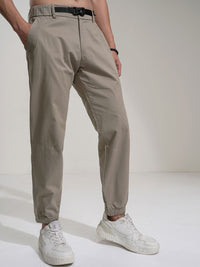 HIGHLANDER Men Solid Elasticated Relaxed Fit Cargo Jogger