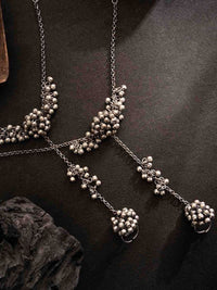 Set PANASH 2 Gelang Cincin Kundan Bersalut Perak