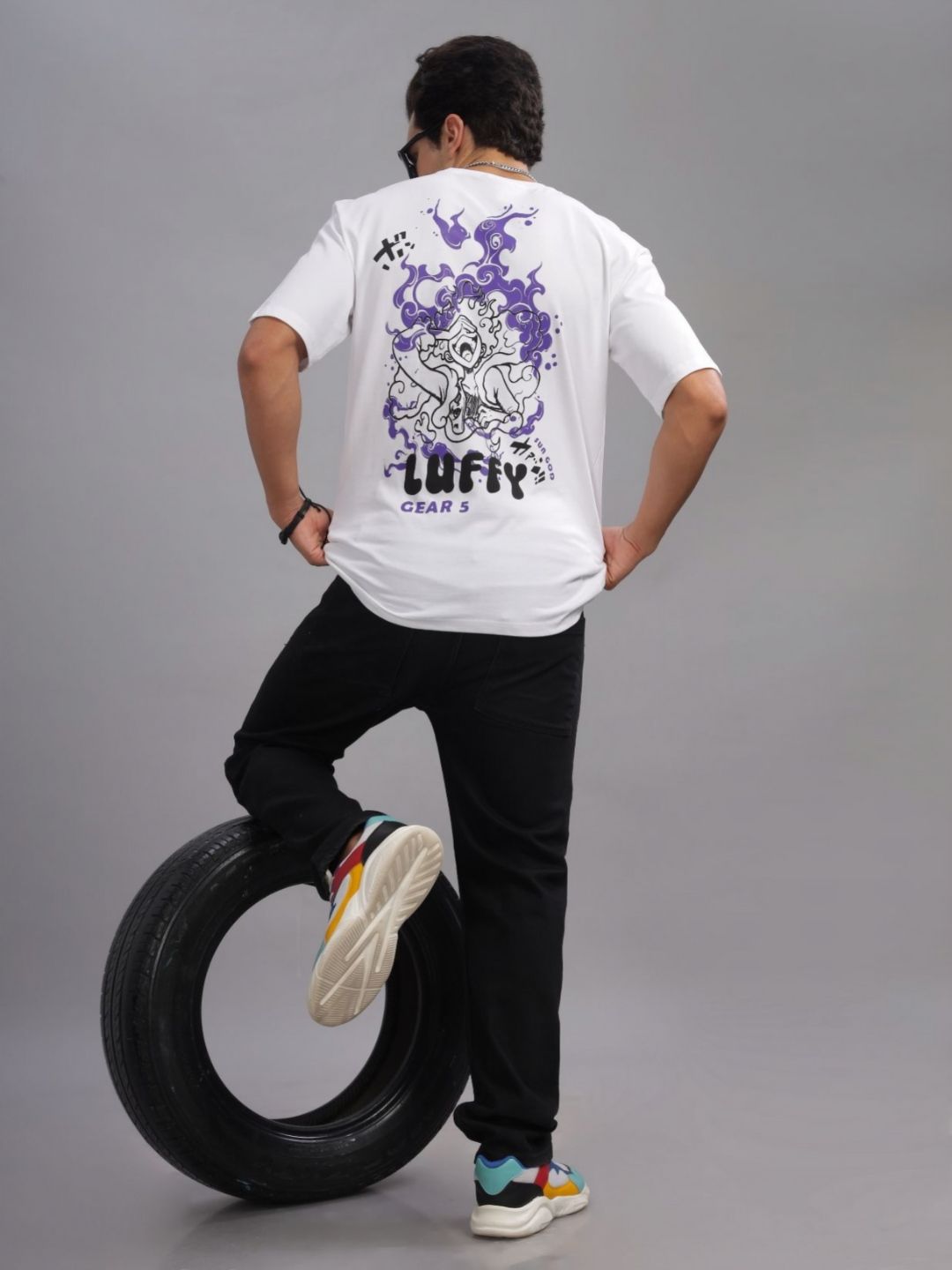 ADRO Men Graphic Printed Round Neck Cotton T-shirt