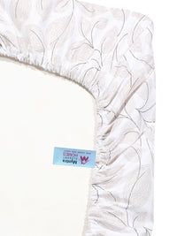 Myntra Elegant Homes White Floral 400 TC Bedsheet with 2 Pillow Covers