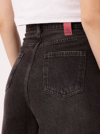 DressBerry Women Edgy Grunge Washed Distressed High-Rise Relaxed Fit Denim Shorts
