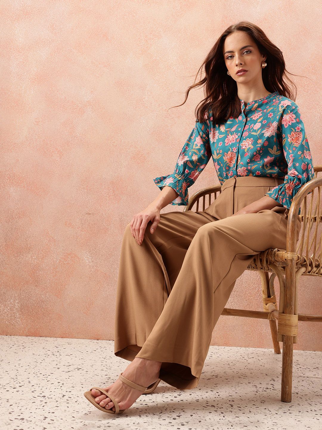 all about you Floral Opaque Printed Casual Shirt