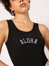DressBerry Aloha Vibe Fitted Crop
